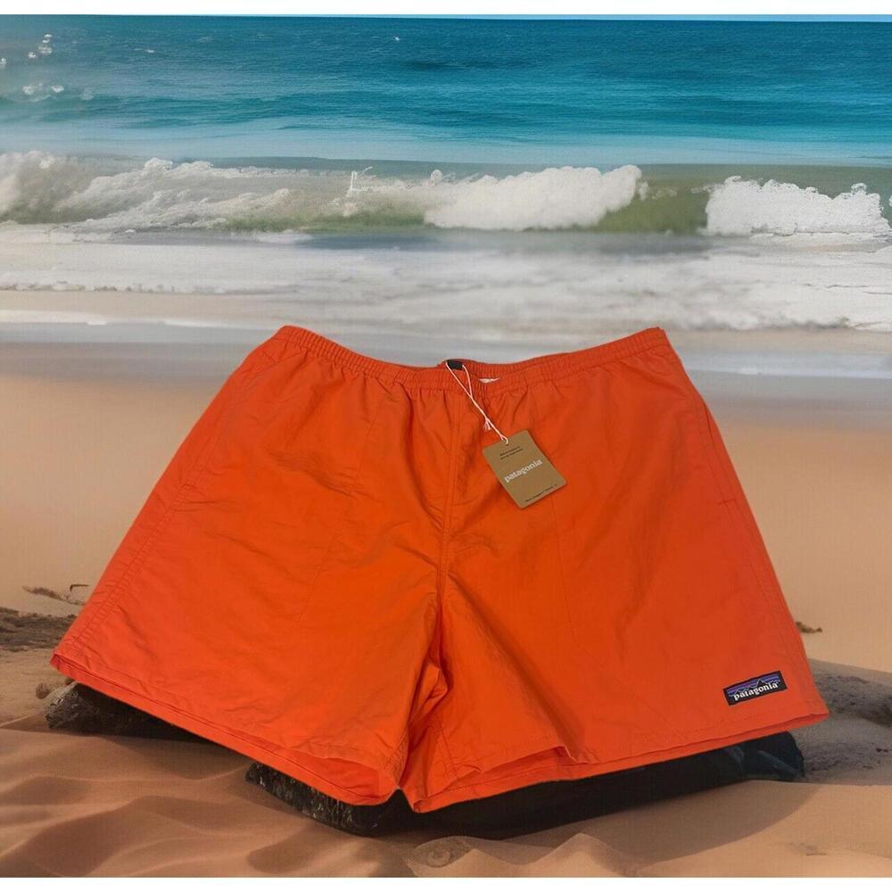 $65 Patagonia Men's Baggies Shorts Pimento Red 5" Size XXL
